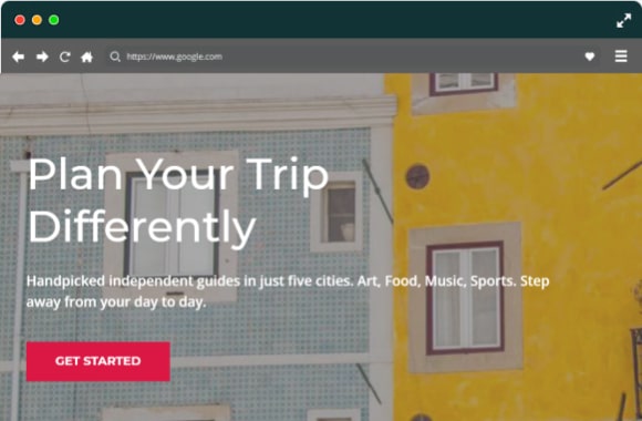 Travel web portal